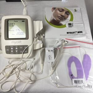 7E Wellness MyoLift Mini Microcurrent Facial Device Tested + Probes Masks